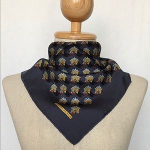 Vintage Hermes palm tree silk square scarf